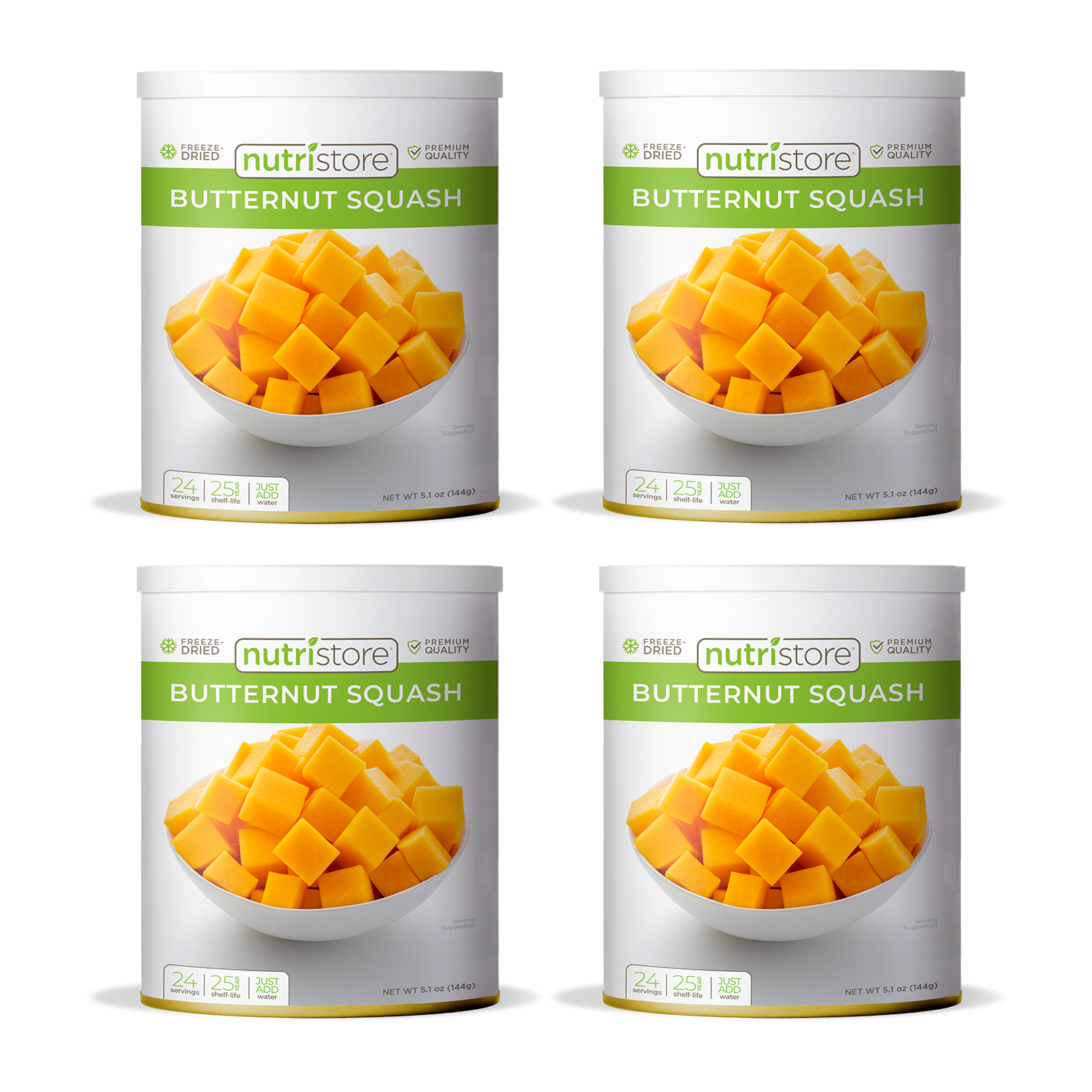 Butternut Squash Freeze Dried - #10 Can - 4-Pack - Canned & Jarred Vegetables