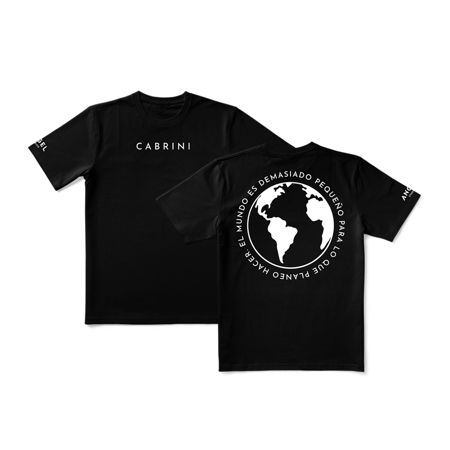 Cabrini ’El Mundo Es Demasiado Pequeño’ Camiseta - Black / S - T-Shirts