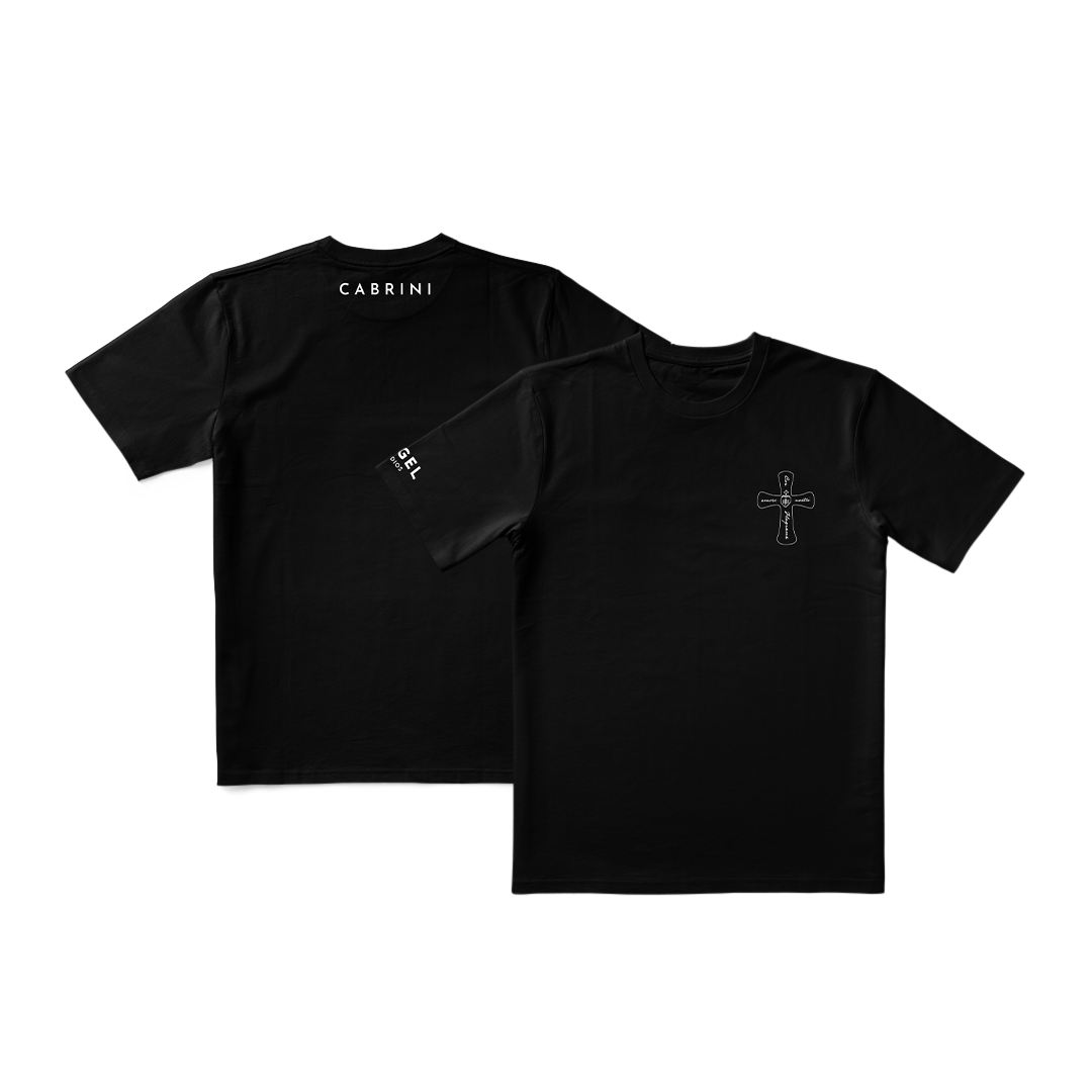 Cabrini’s Cross T-Shirt - Black / S - T-Shirts