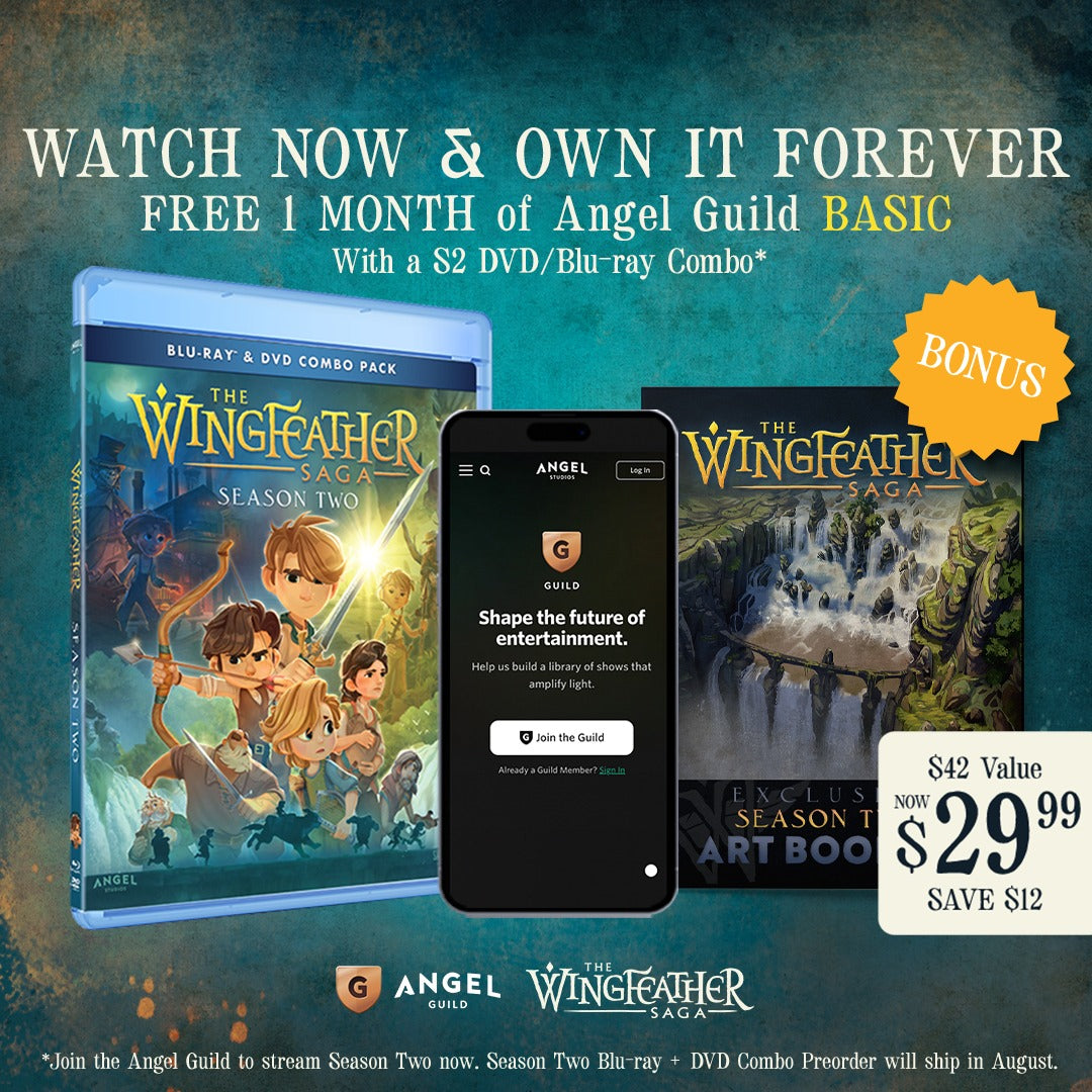 Wingfeather Saga Season 2 DVD+Blu-ray with 1 Month Angel Guild Basic ...