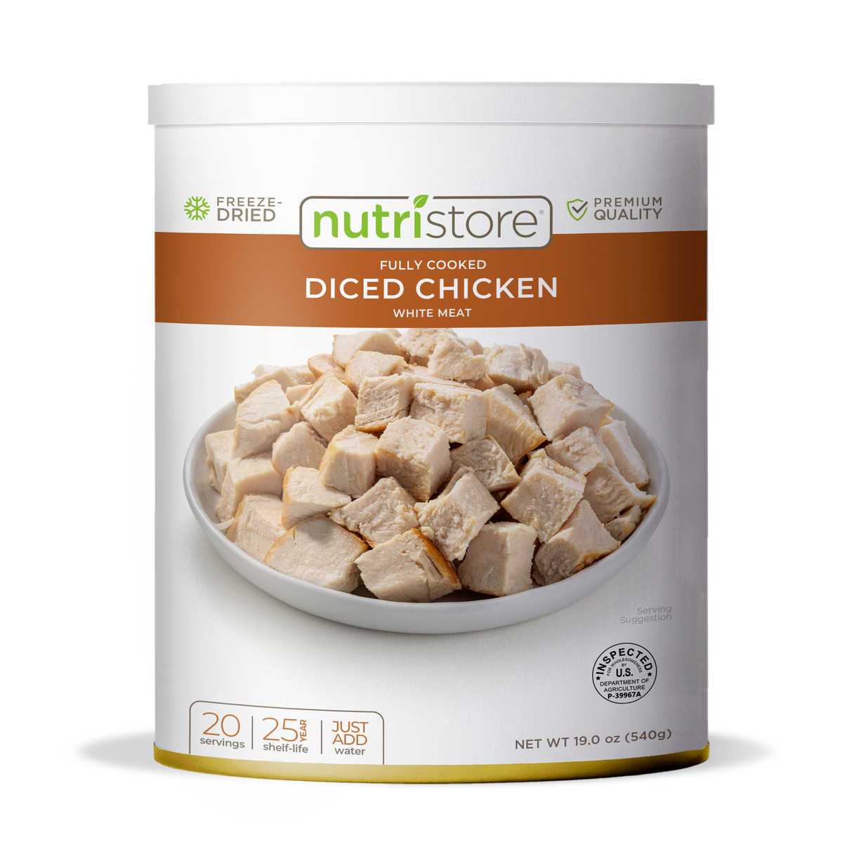 Chicken Dices Freeze Dried - #10 Can – Angel Studios Gift Factory