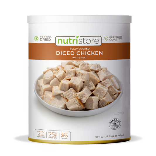 Chicken Dices Freeze Dried - #10 Can - #10 Can - Meats & Proteins