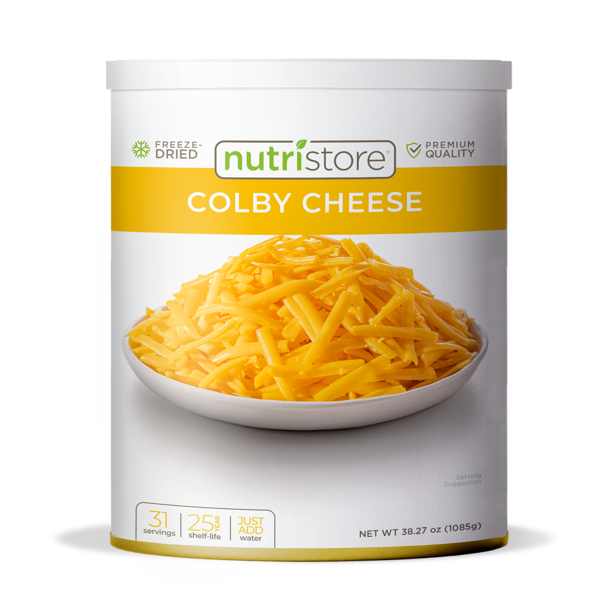 Colby Cheese Freeze Dried - #10 Can - #10 Can - Food Storage