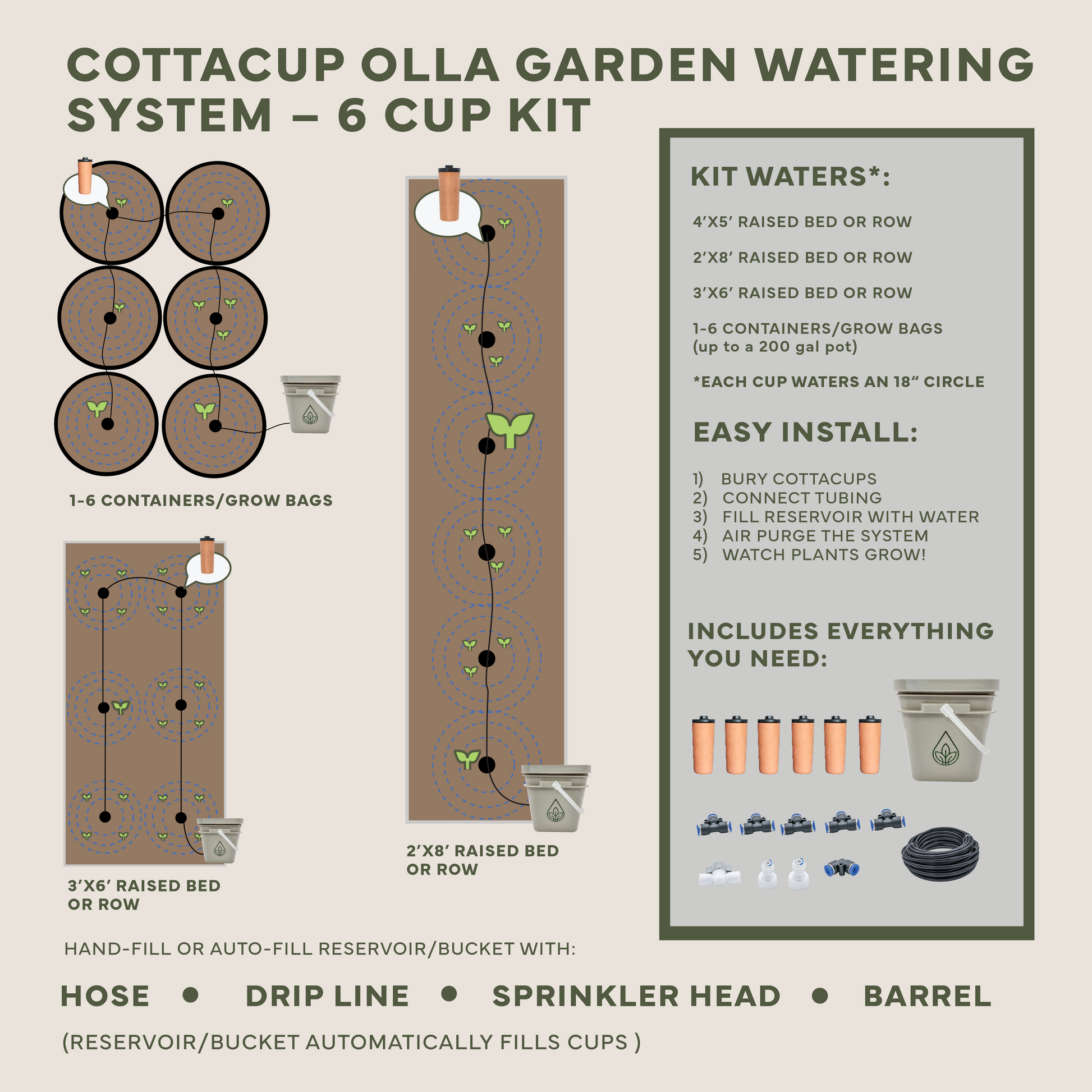 Thirsty Earth: CottaCup Automatic Olla Watering System For Your Garden – Happier plants. 2X the harvest. 61% less