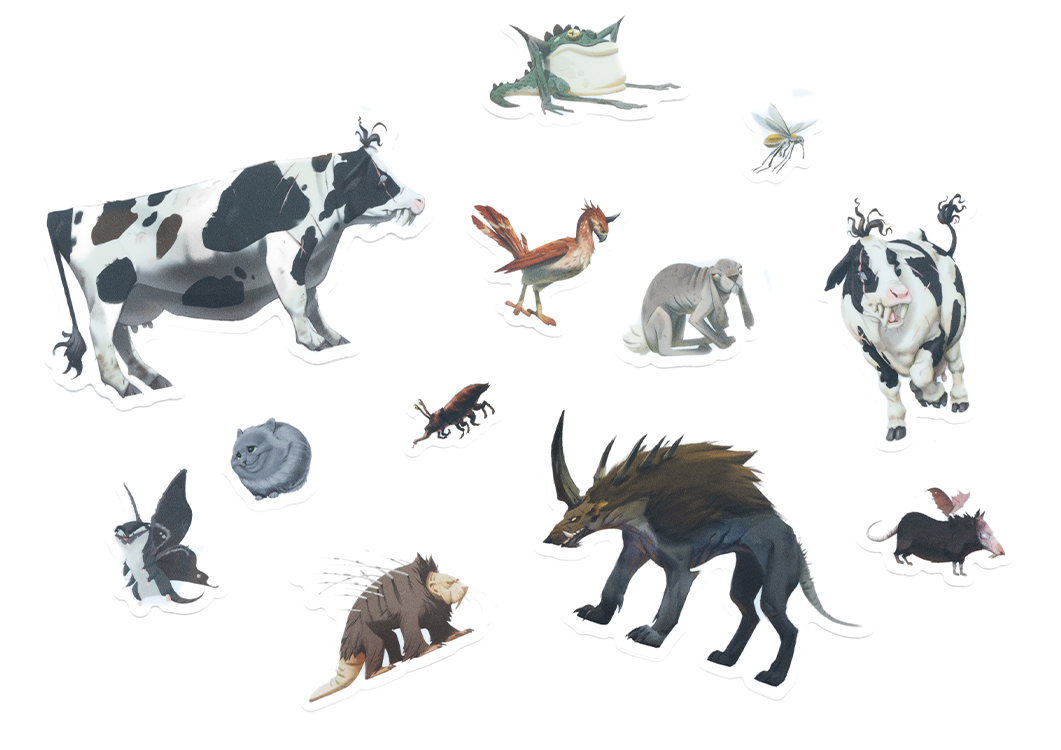 Creature Sticker Set - Stickers