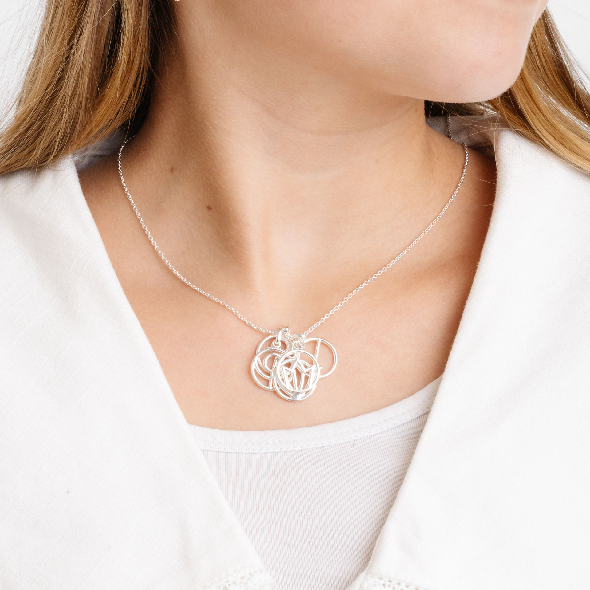 DAVID Charm Necklace - Necklaces