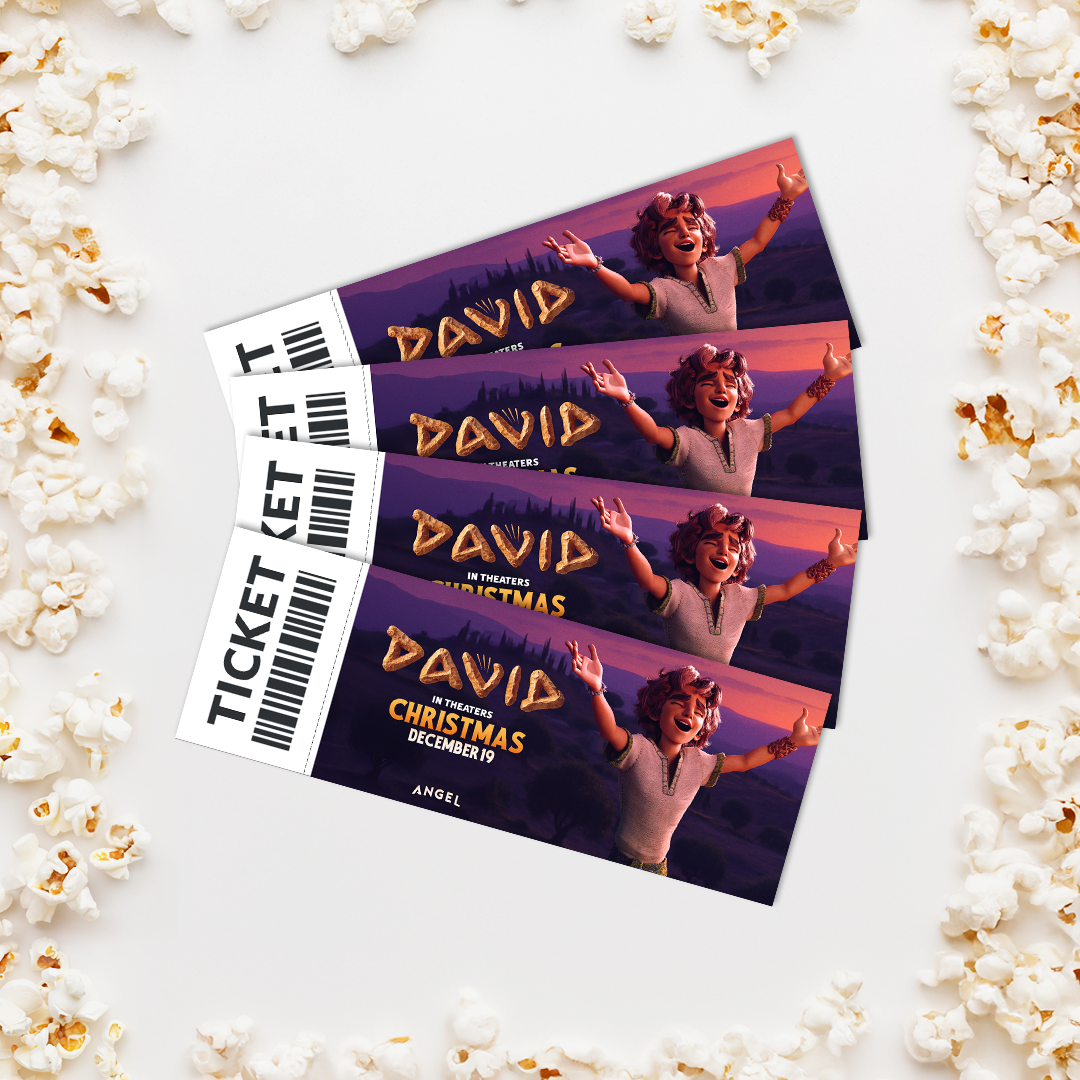 DAVID - PREORDER Theatrical Movie Ticket - Merch Only - Ticket