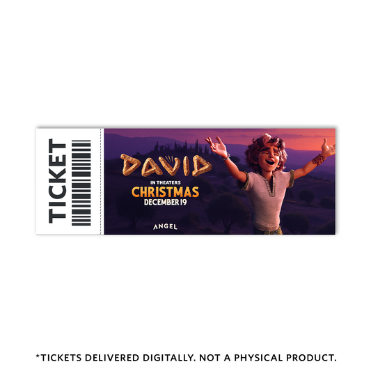 DAVID - PREORDER Theatrical Movie Ticket - Merch Only - Ticket