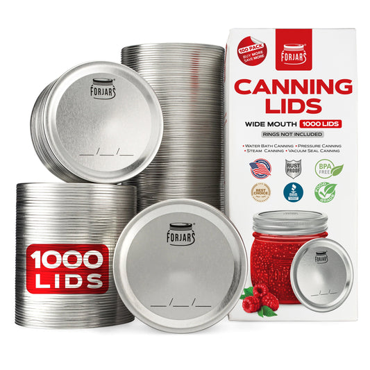 Forjars® - 1000 Wide Mouth Canning Lids - Wide Mouth Canning Lids