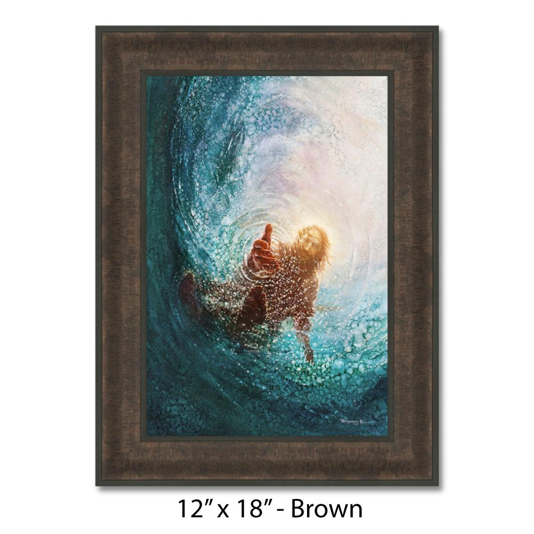 Hand of God Painting - Brown / 12 x 18 - Art