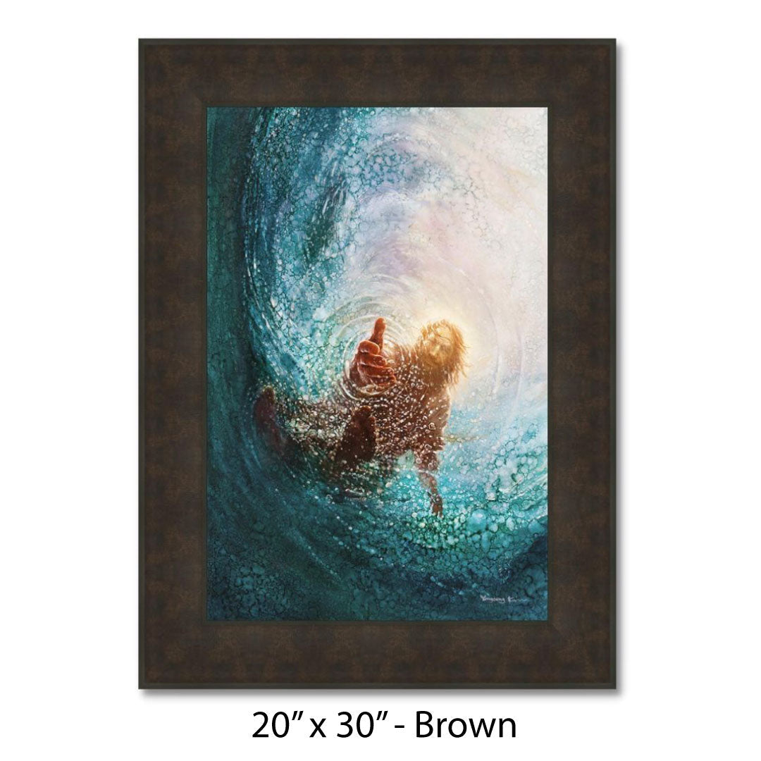 Hand of God Painting - Brown / 20 x 30 - Art