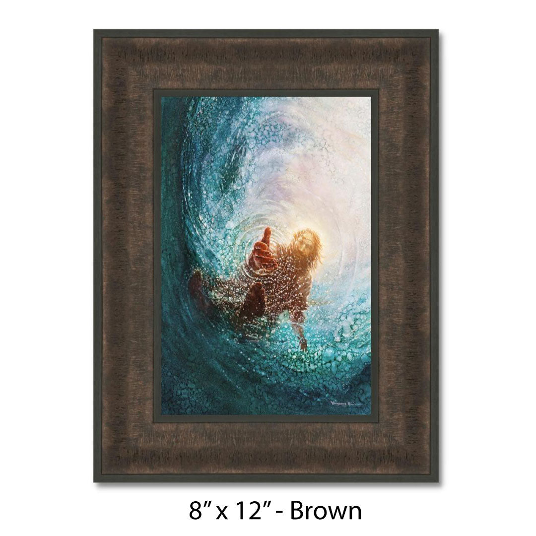 Hand of God Painting - Brown / 8 x 12 - Art