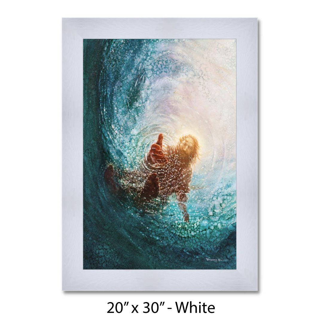 Hand of God Painting - White / 20 x 30 - Art