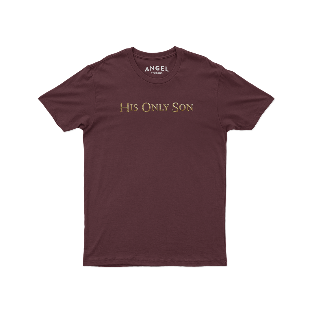 His Only Son - Short Sleeve T-Shirt - Maroon / S - T-Shirts