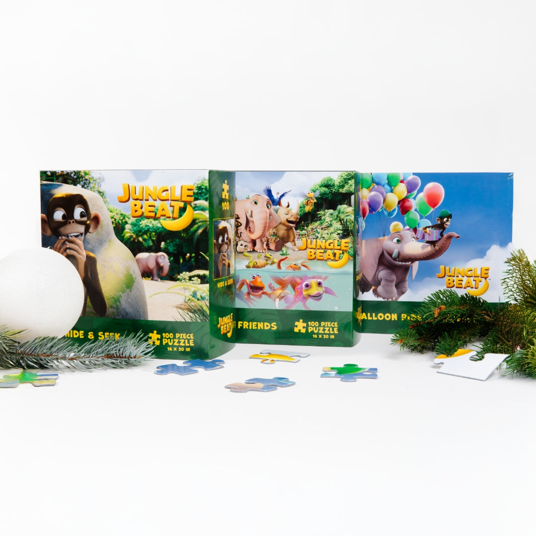 Jungle Beat Plushie & Puzzle Bundle - Bundles