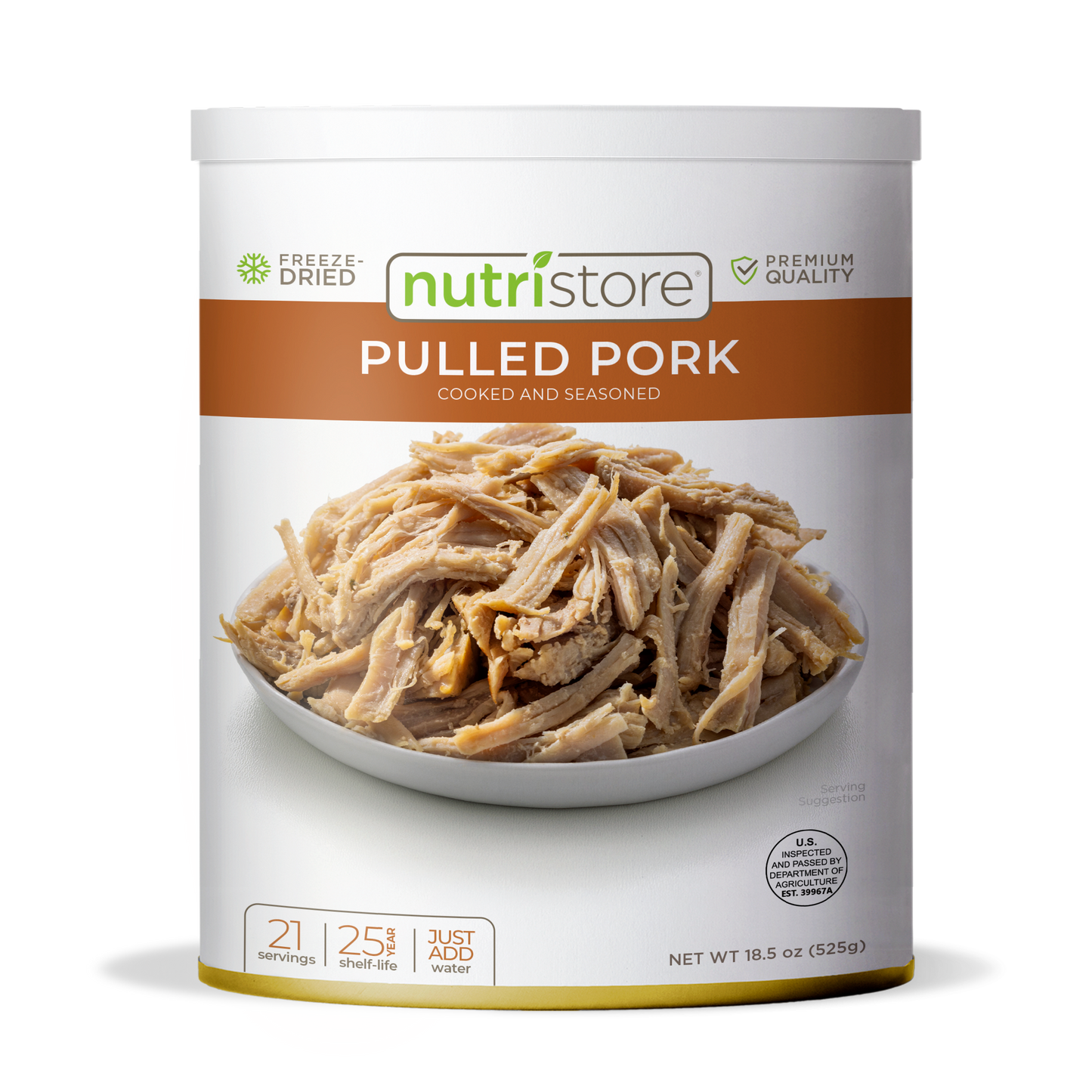 Pulled Pork Freeze Dried #10 Can - #10 Can - Canned Meats