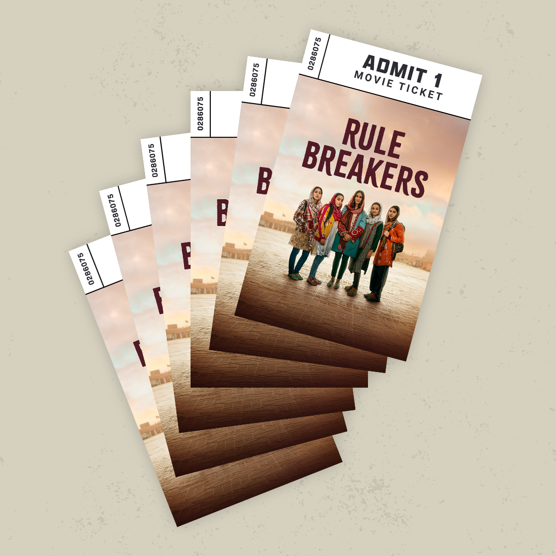 Rule Breakers Pre-order Ticket Pack - 6 Tickets - Ticket