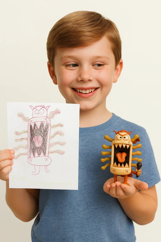 SKETCH Monster Maker Figurine Pass Large (5 Inch) Toy