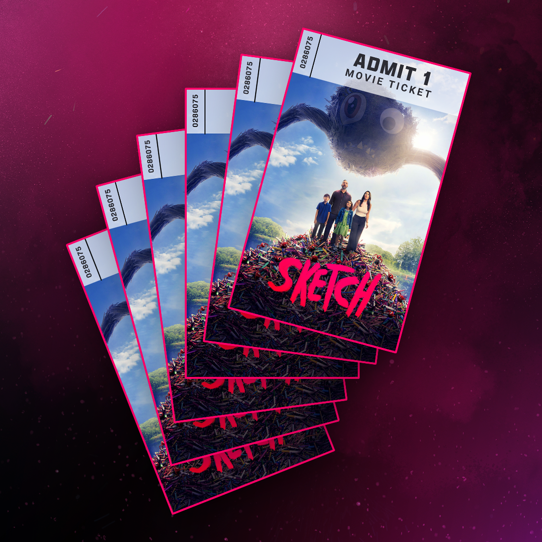SKETCH Pre-order Ticket Pack - 6 Tickets - ecom-ticket