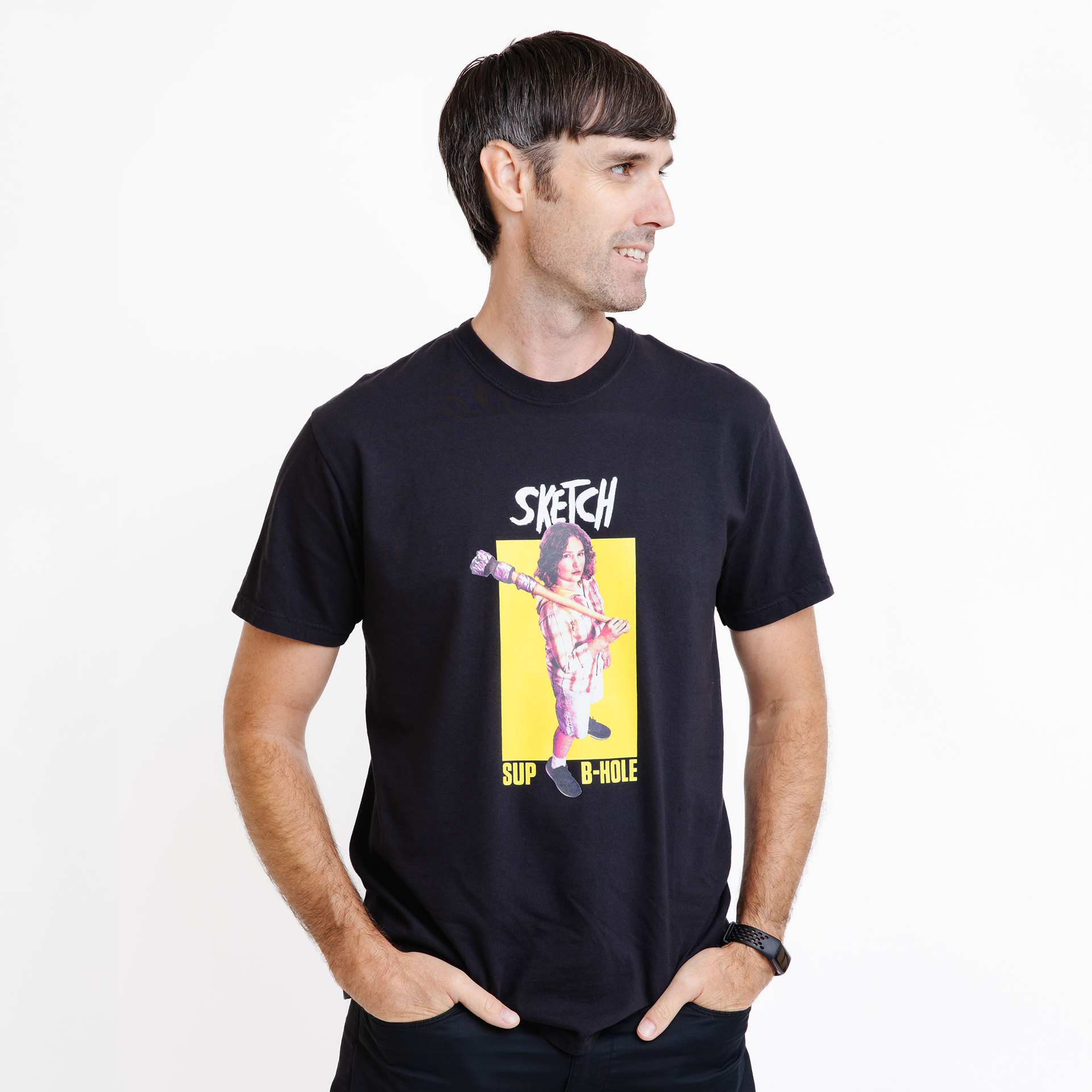 SKETCH Sup B-Hole T-Shirt – Angel Studios Gift Factory SKETCH Sup B-Hole T-Shirt – Angel Studios Gift Factory