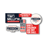 Sound of Freedom Sticker Set