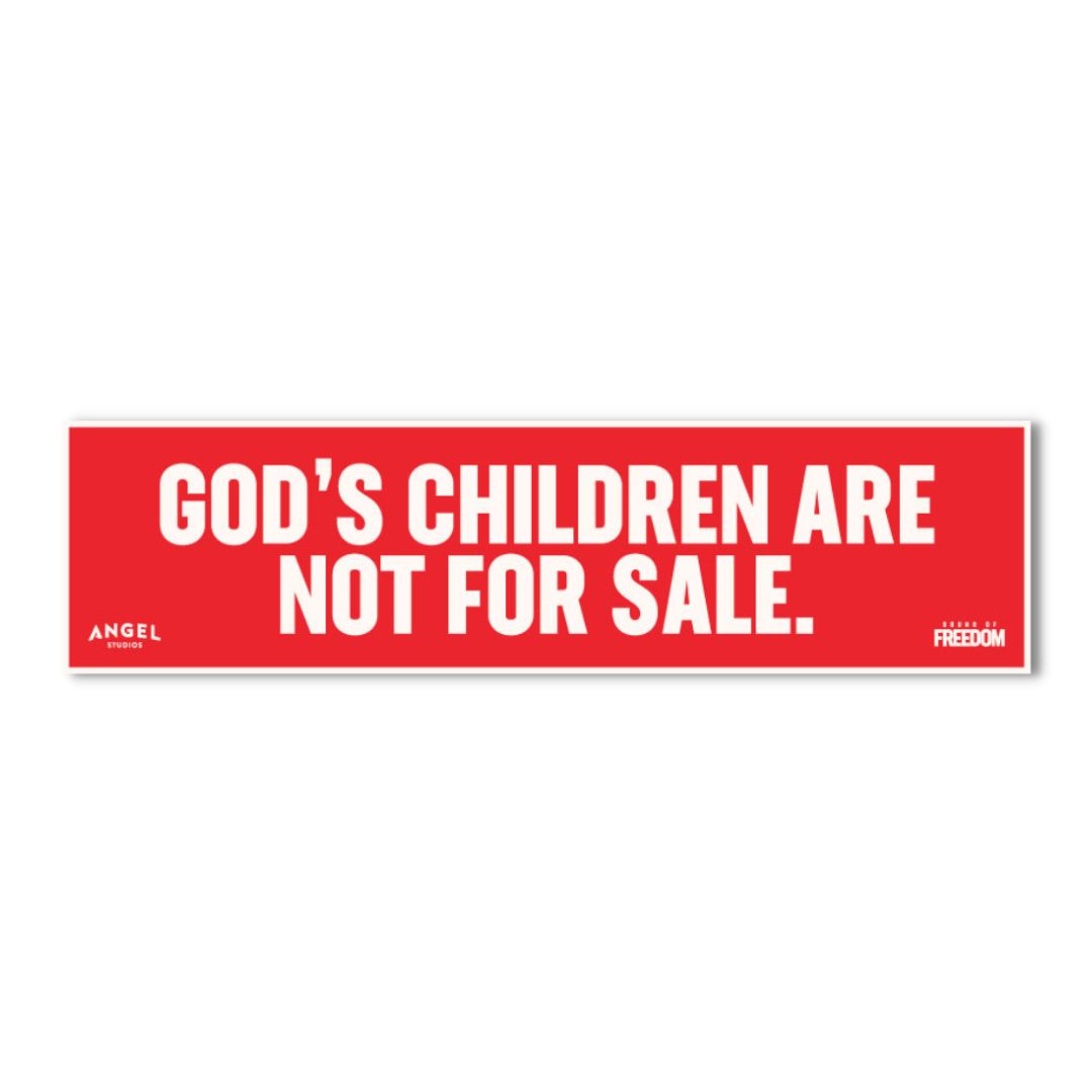 Sound of Freedom ’God’s Children’ Bumper Sticker - Stickers