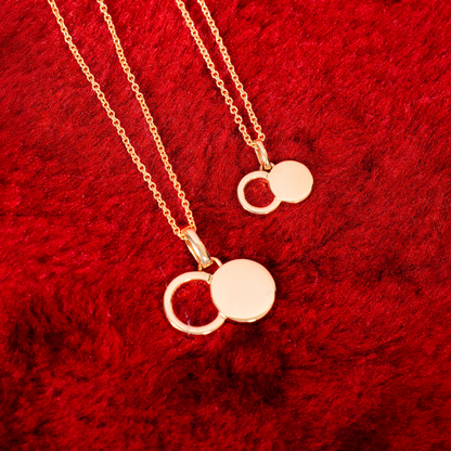 ’The Empty Tomb’ 14K Solid Gold Pendant Necklace - Necklaces