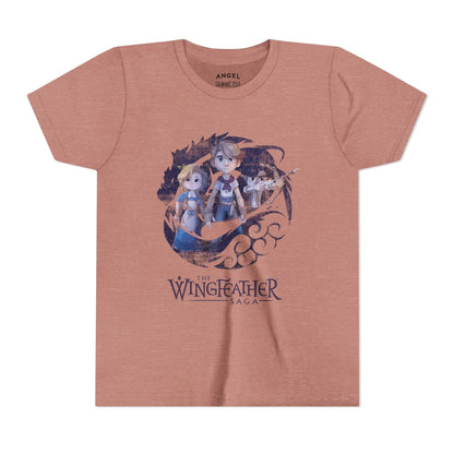 The Wingfeather Saga Kid’s Tee - S / Heather Mauve - Kids clothes