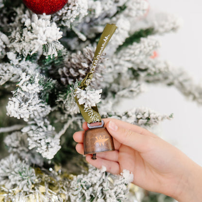 Toothy Cow Bell Christmas Ornament - Ornaments