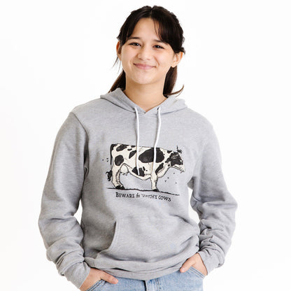 Toothy Cow Hoodie - Hoodies