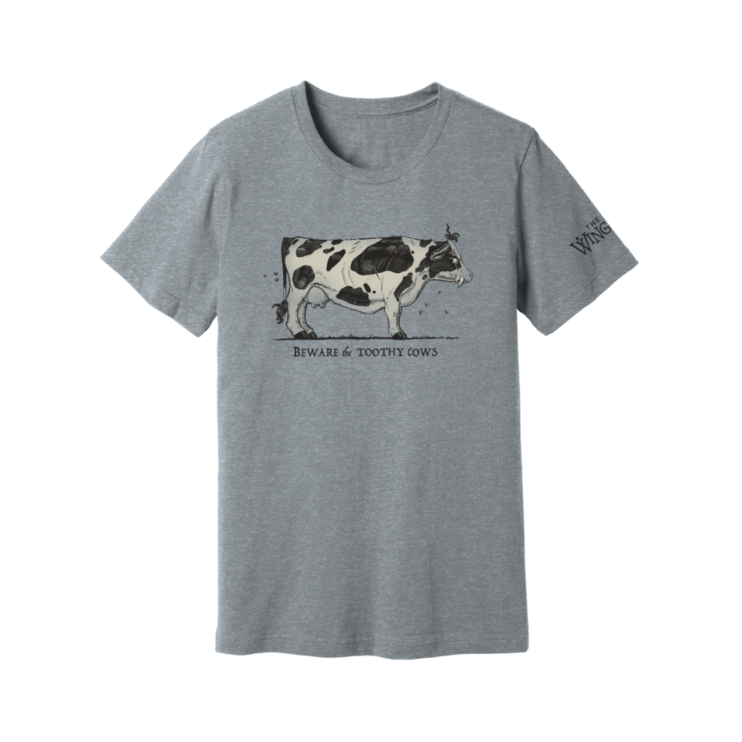 Toothy Cow T-Shirt - Men’s / S - T-Shirts