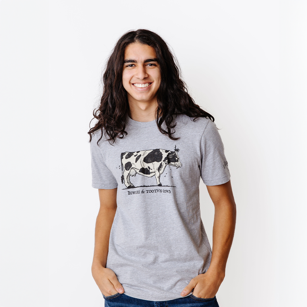 Toothy Cow T-Shirt - T-Shirts