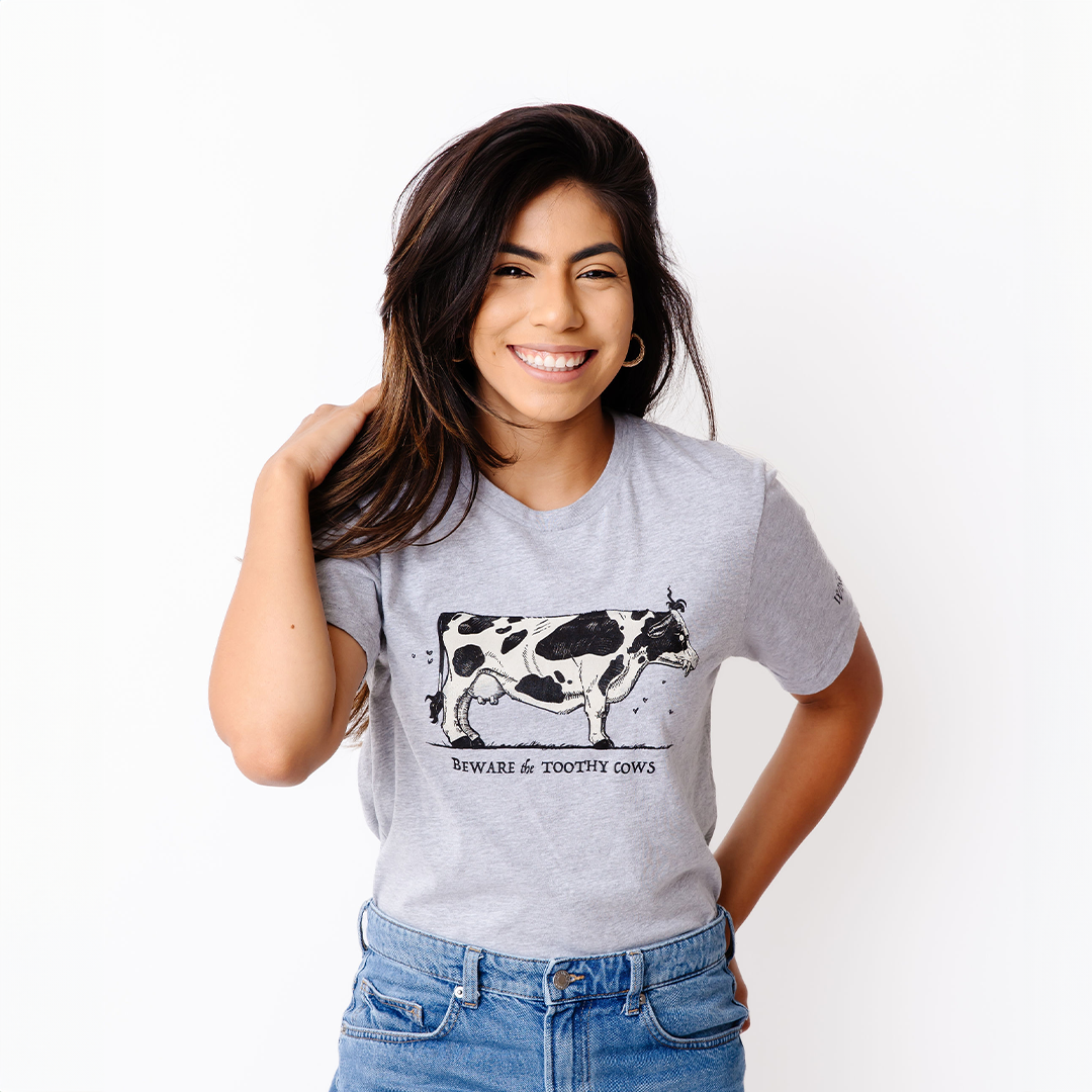 Toothy Cow T-Shirt - T-Shirts