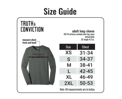 Truth & Conviction ’Remember’ Long Sleeve Shirt - Long Sleeves