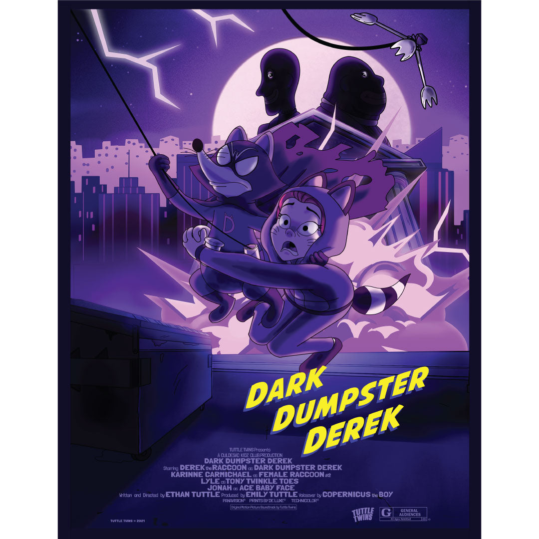 Tuttle Twins Posters - Dark Dumpster Derek - Posters