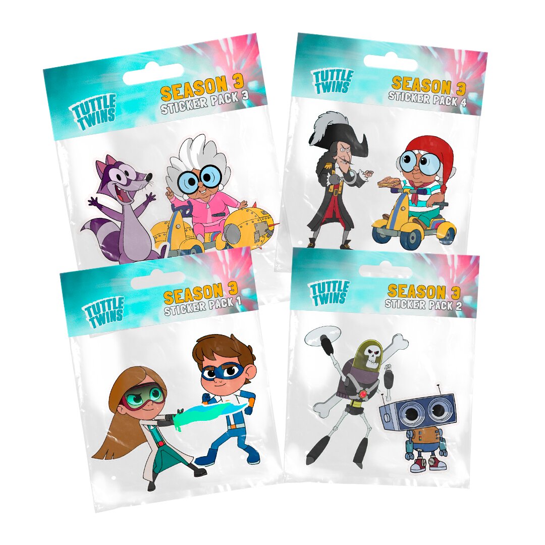 Tuttle Twins Season 3 Super Fan Pass - PREORDER - Bundles