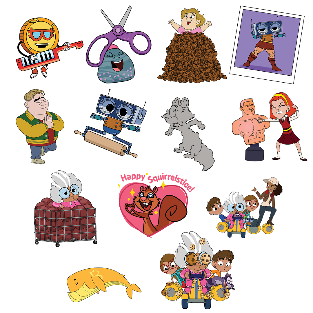 Tuttle Twins - Season Three Episode 5 -7 Sticker Pack - Stickers