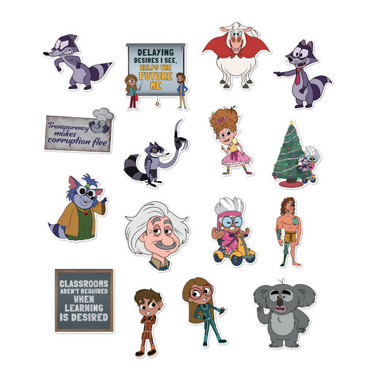 Tuttle Twins Stickers Season Two Episode 10-12 - Stickers