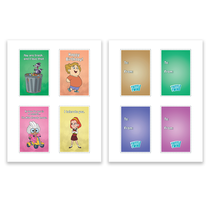 Tuttle Twins Valentine’s Day Card Set - FREE DOWNLOAD - Cards