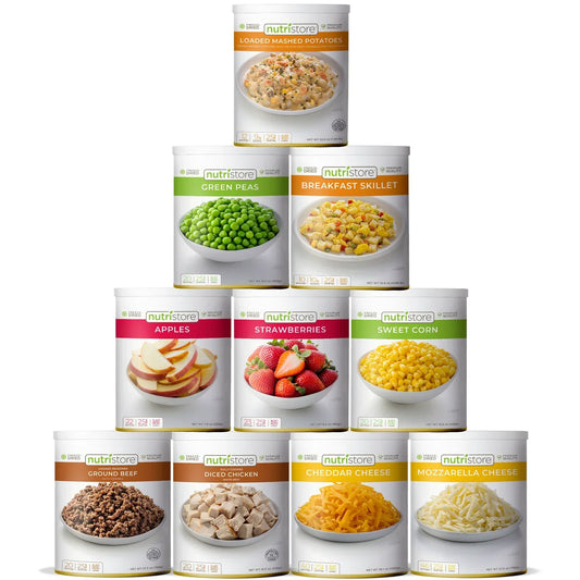 Ultimate Freeze-Dried Variety 10-Pack - Emergency Food Kits