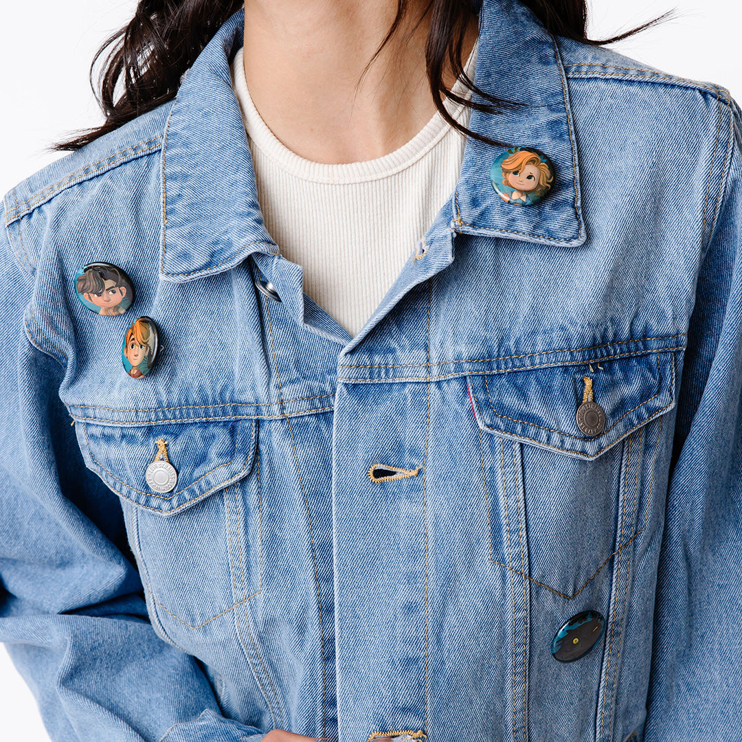 Wingfeather Collectible 4 Character Buttons – Angel Studios Gift Factory