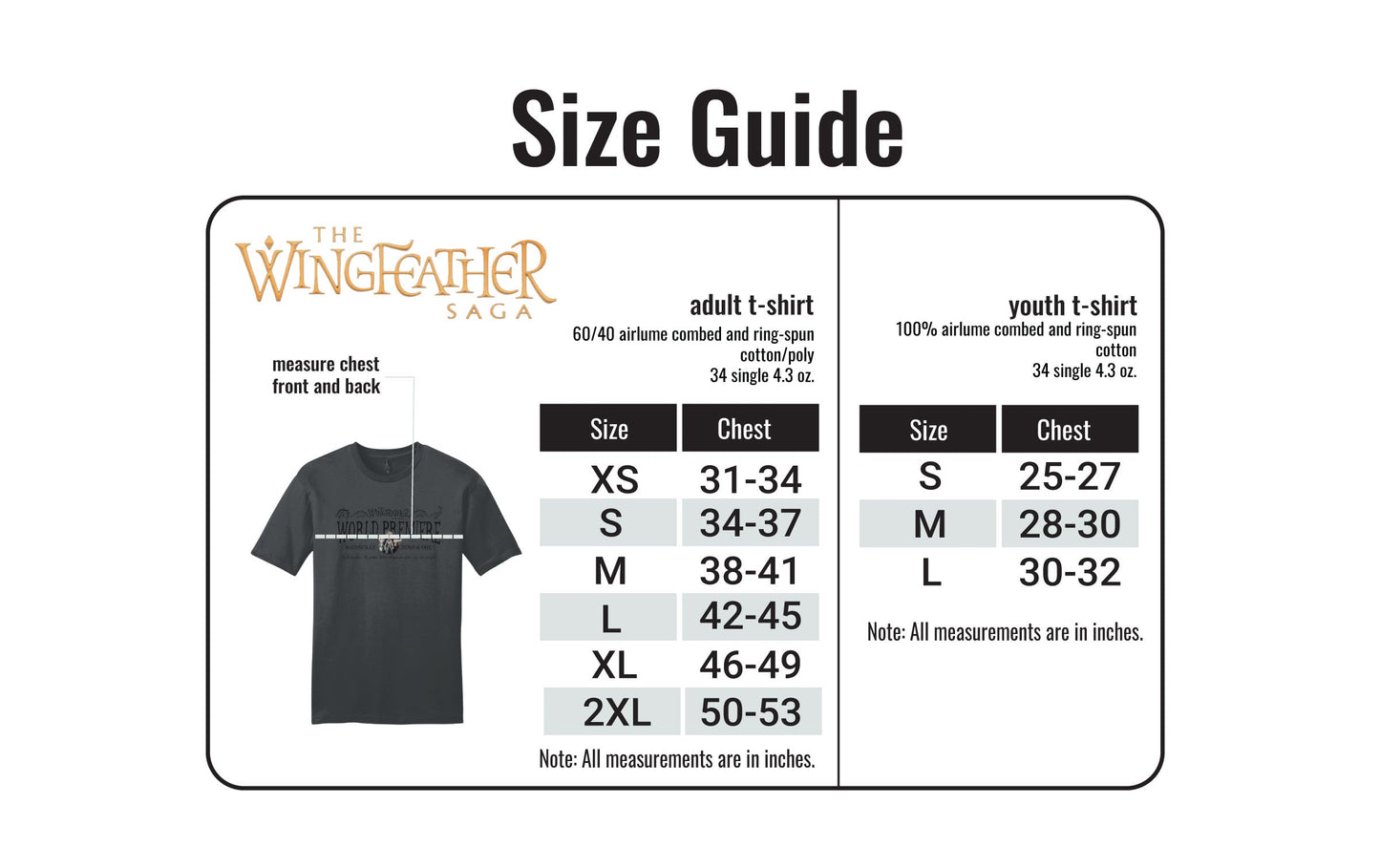 Wingfeather Premiere T-Shirt - T-Shirts