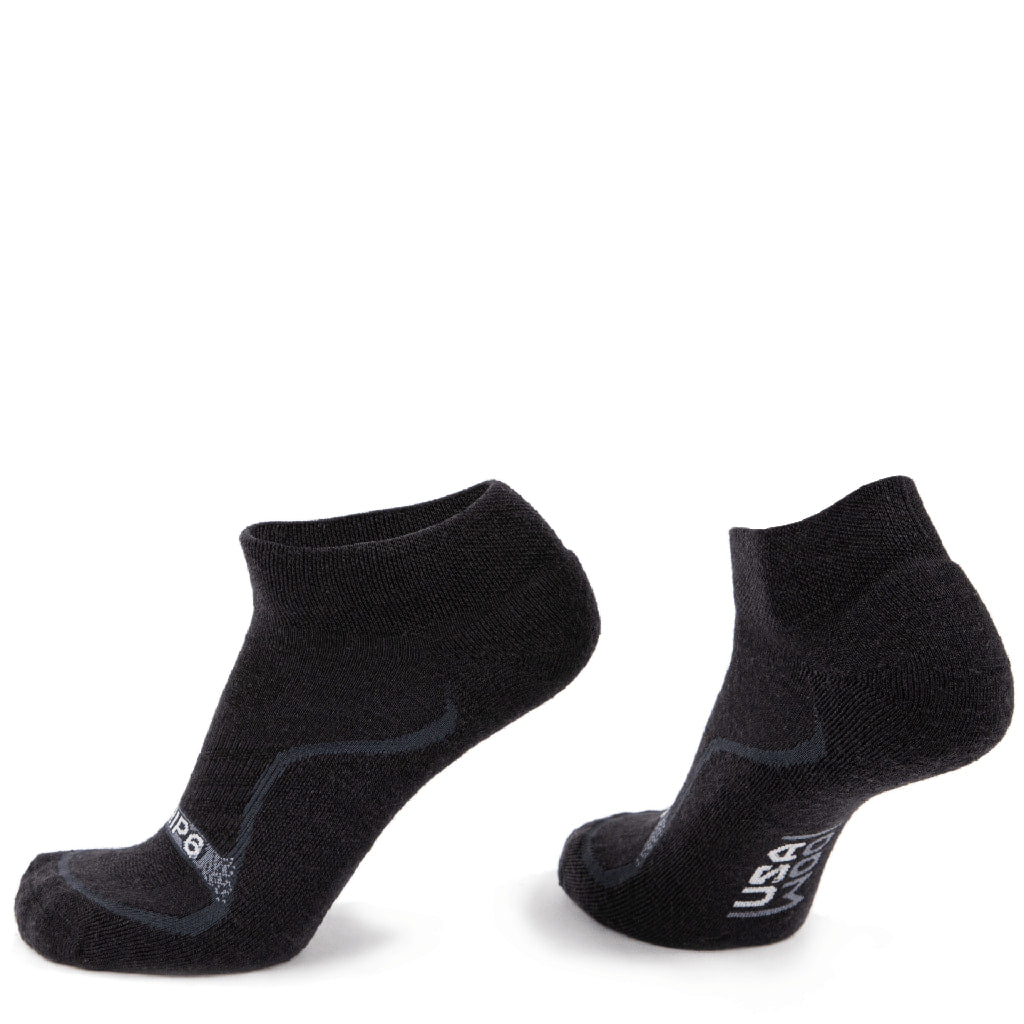 Wool Ankle Sock - Everyday Black - Single / SM - ankle