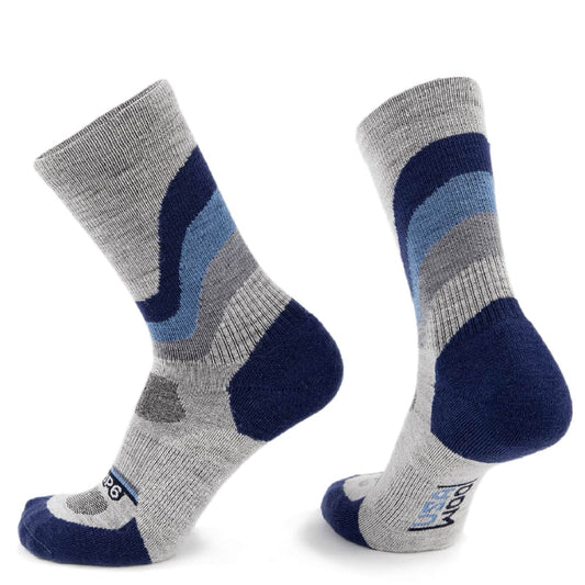 Wool Crew Sock - Overland Blue - Crew