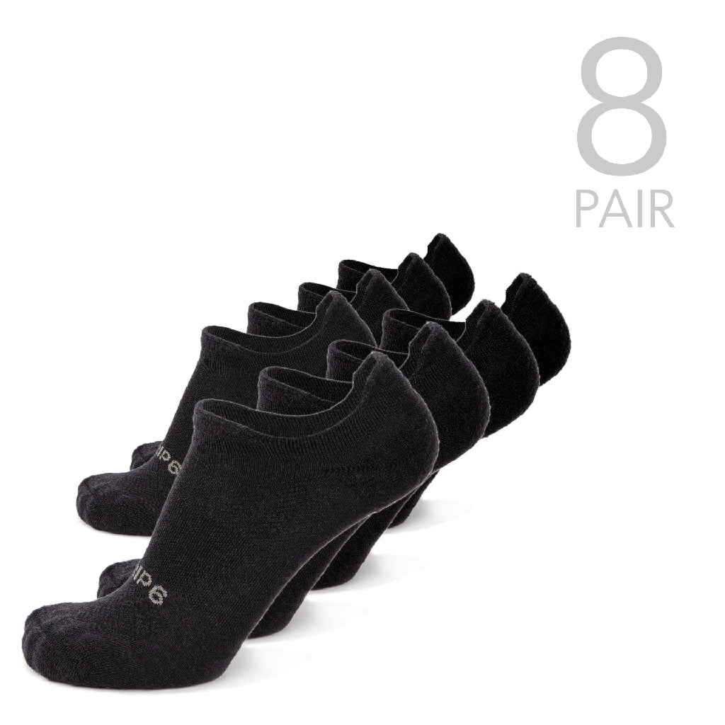 Wool No Show Sock - 8 Pack / SM - No Show