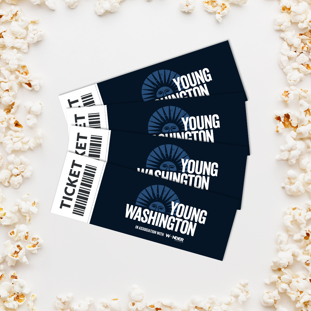 Young Washington - Movie Ticket PREORDER - Merch Only - Ticket