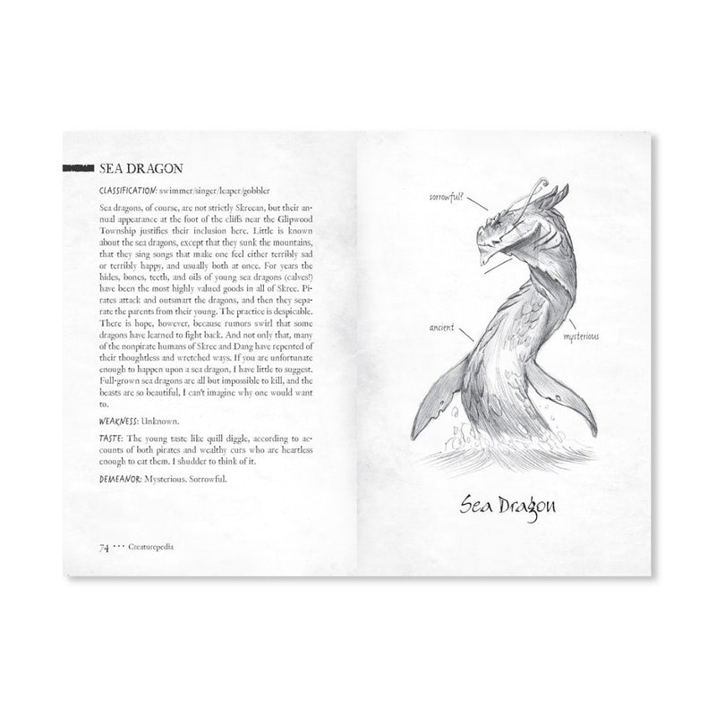 Wingfeather Saga Novel Book: Pembrick's Creaturepedia